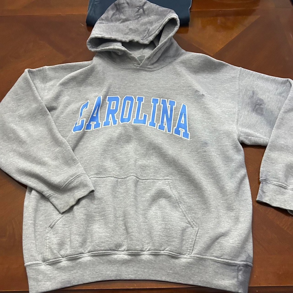 UNC hoodie Mens Large Hoodie dyed